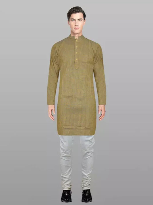 Men Kurta Yellow