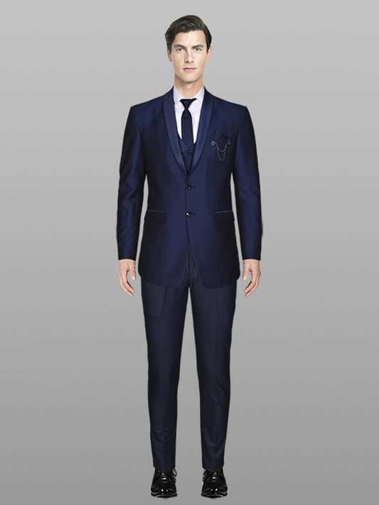 Men Suit Navy Blue