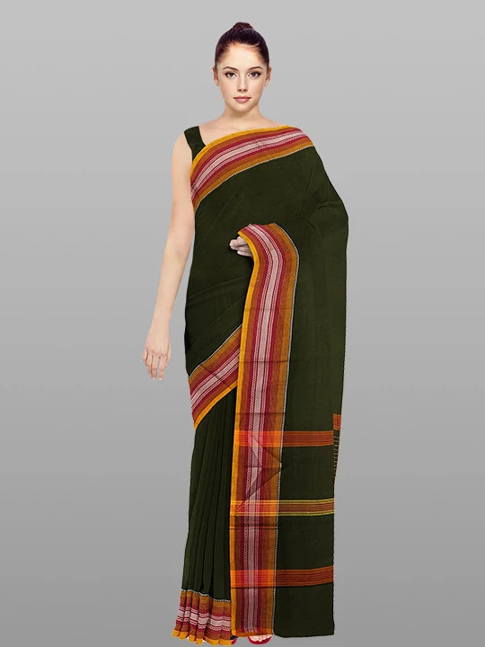 Women Saree Brown