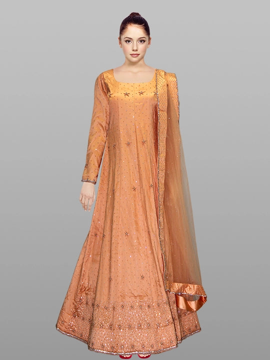 Women Dress Orange