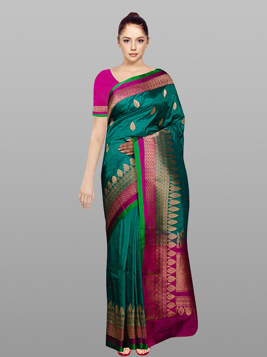 Women Saree Green