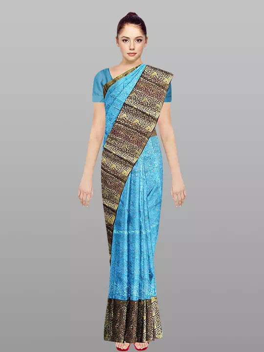 Women Saree Sky Blue