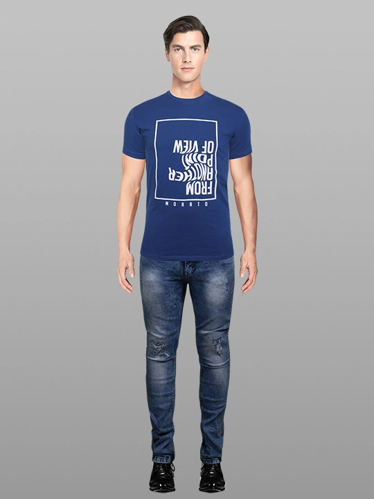 Men Tshirt Blue