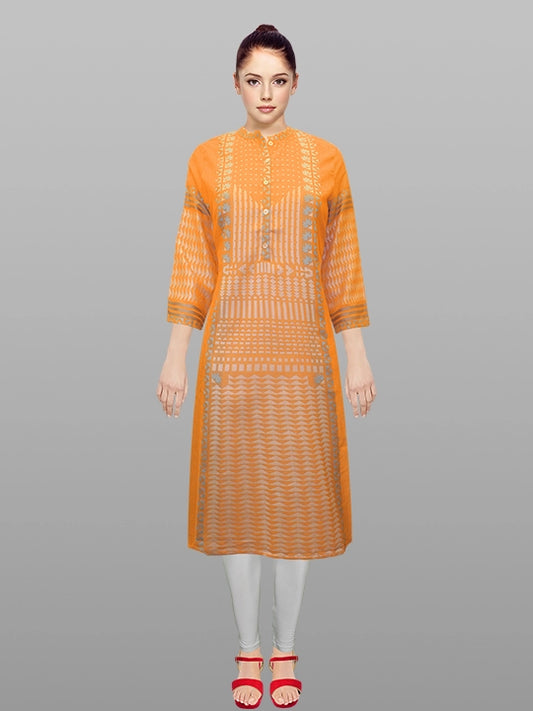 Women Kurti Orange