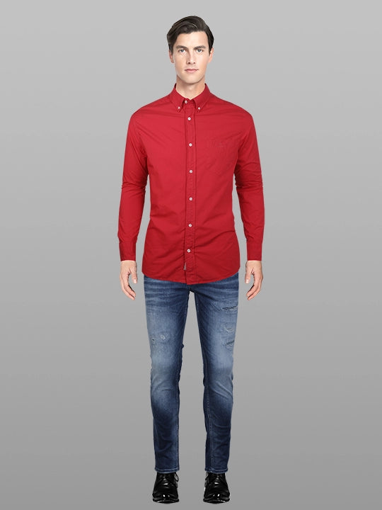 Men Shirt Red