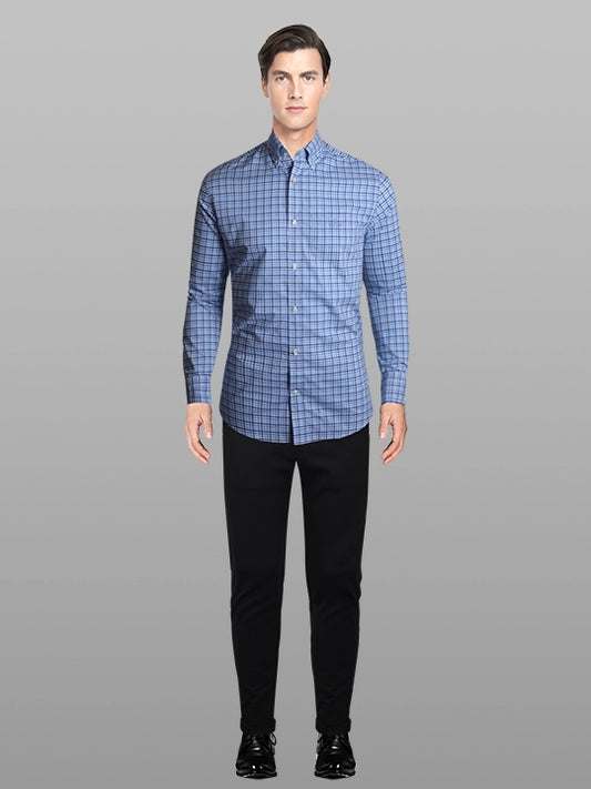 Men Shirt Blue