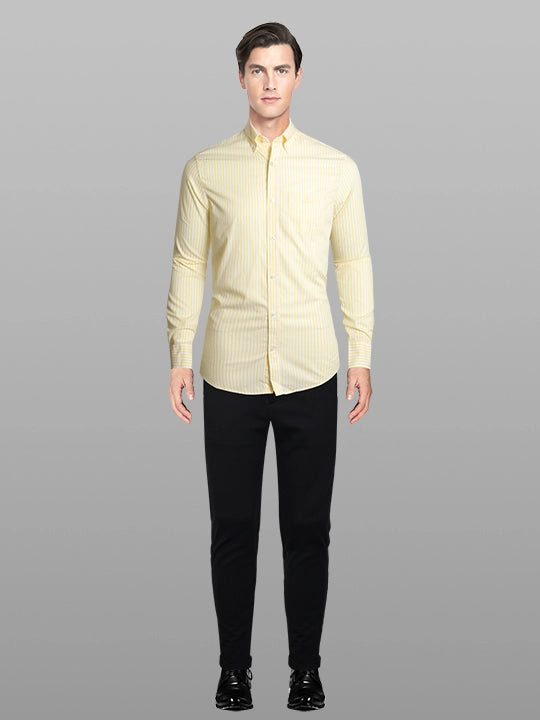 Men Shirt Yellow